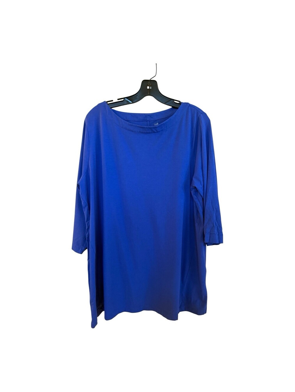 J.JILL Women's Long Sleeve Round Neck Tunic Top XL Blue - Picture 2 of 6